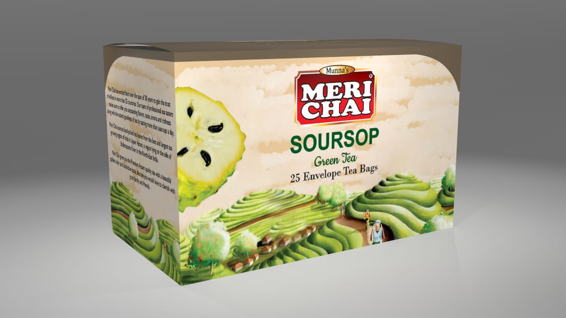Meri Chai Soursop Green Tea Bag